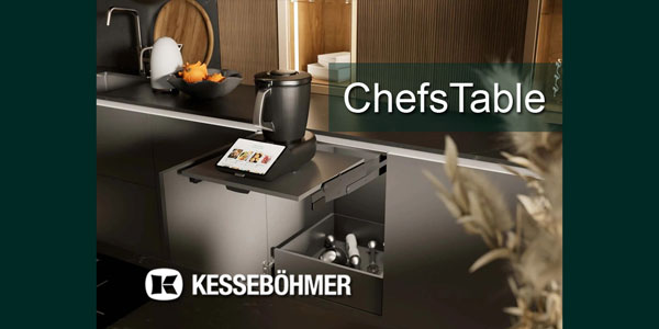 ChefsTable — революционный поворотный стол для современной кухни Kessebohmer в Волгограде