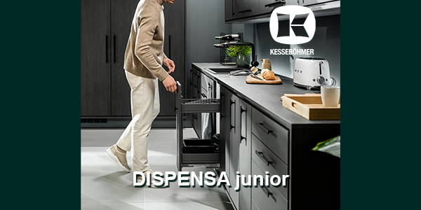 Как решить проблему нехватки места на кухне - поможет DISPENSA junior slim от Kesseböhmer Kessebohmer в Волгограде