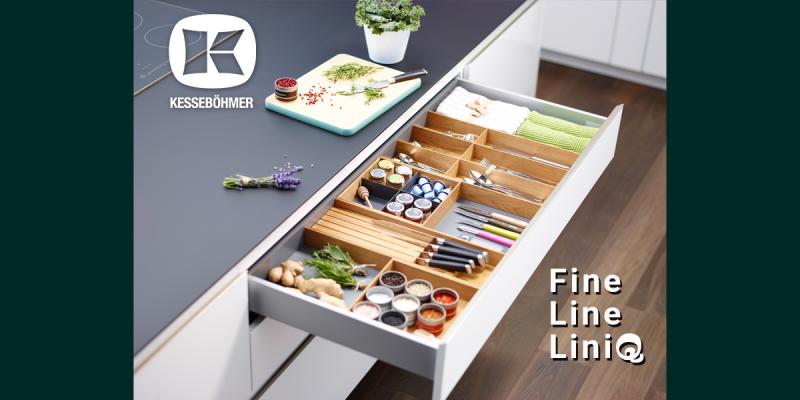 Деревянная гармония в каждом ящике: как FineLine LiniQ превращает хаос в эстетику Kessebohmer в Волгограде